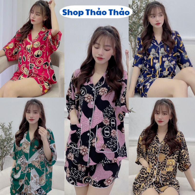 Đồ Bộ Pyjama Cánh Dơi Lụa Mango Mềm Mát Hàng Có SizeGiảm 10K Đơn 200K