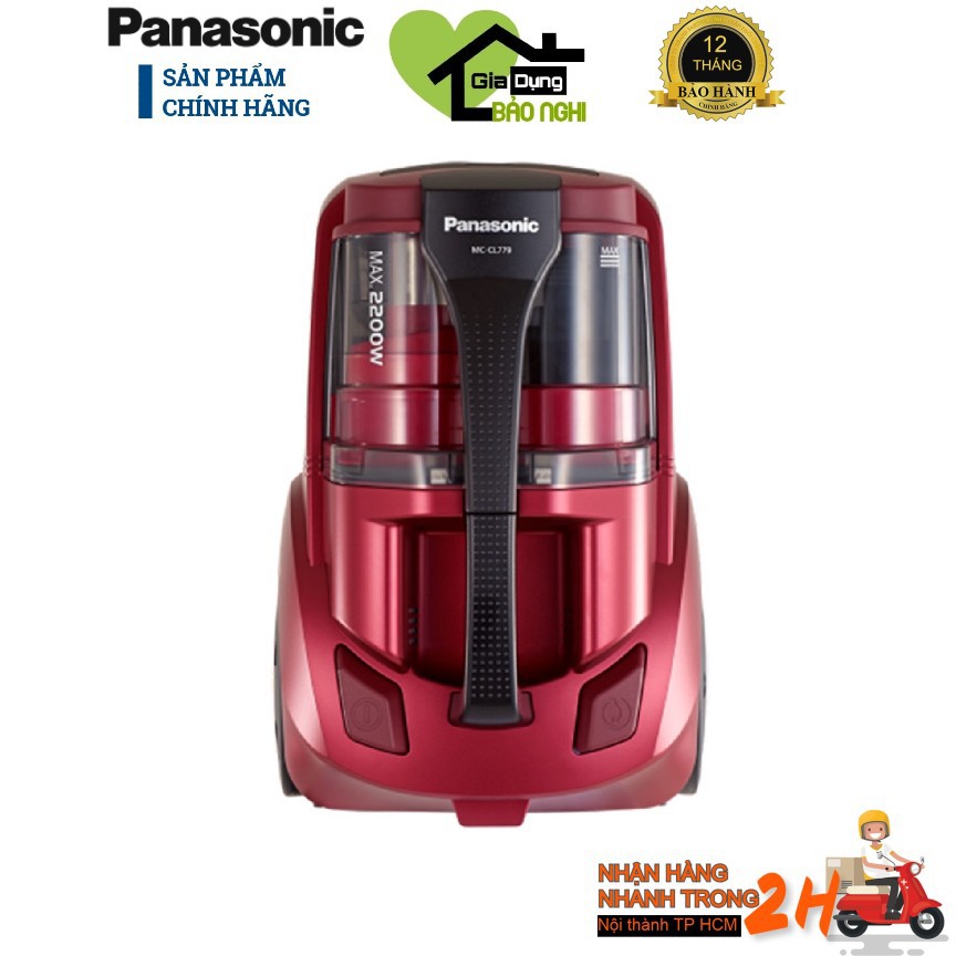 Máy hút bụi Panasonic PAHB-MC-CL779RN49 (2200W) - Hàng chính hãng