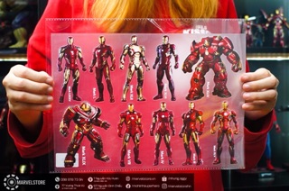 Sticker miếng dán mô hình Iron man
