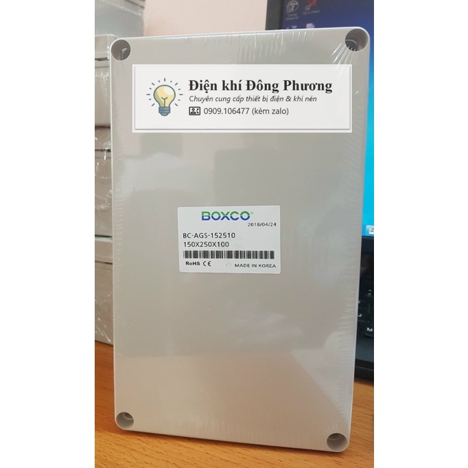 HỘP ĐIỆN NHỰA ABS "NẮP ĐỤC" CHỐNG THẤM BOXCO IP67 LOẠI SIẾT ỐC.