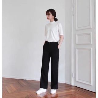 Áo trơn basic cổ 2p [ Hình thật ]