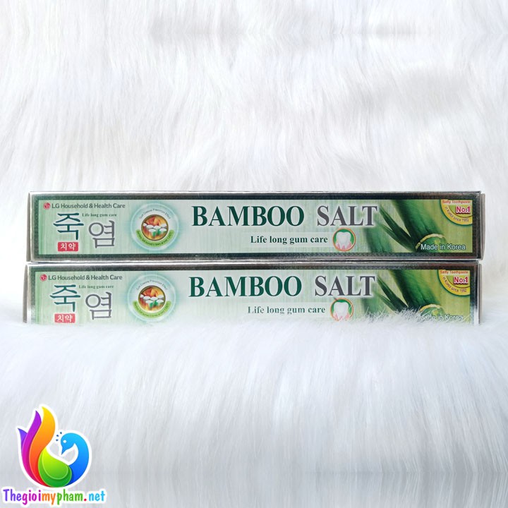 Combo 2 Kem Đánh Răng Muối Tre Chăm Sóc Nướu Số 1 Hàn Quốc 140g