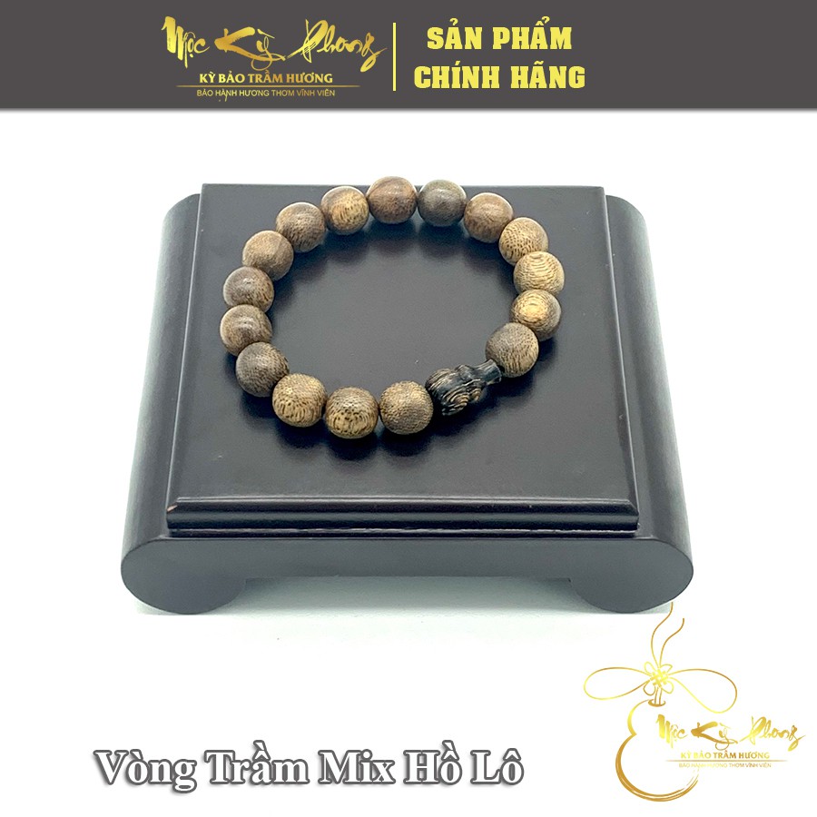 Vòng Trầm Hương Mix Charm Hoa Sen 🪵FREESHIP🪵 Vòng Tay 108 Hạt, 216 Hạt Đủ Size Nam Nữ, Vòng Trầm 4li, 6li, 8li, 10li