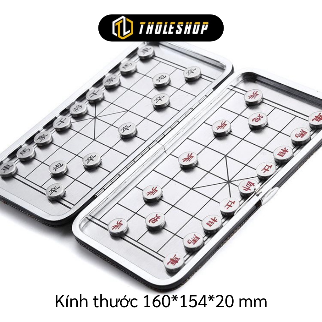 Bàn Cờ Tướng - Hộp Cờ Tướng Nam Châm 2 Mặt Có Túi Đựng Sang Chảnh, Dễ Đeo Theo 5373