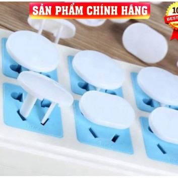 10 Nút bịt ổ điện nắp cắm 2 chân chống giật an toàn cho bé trẻ em