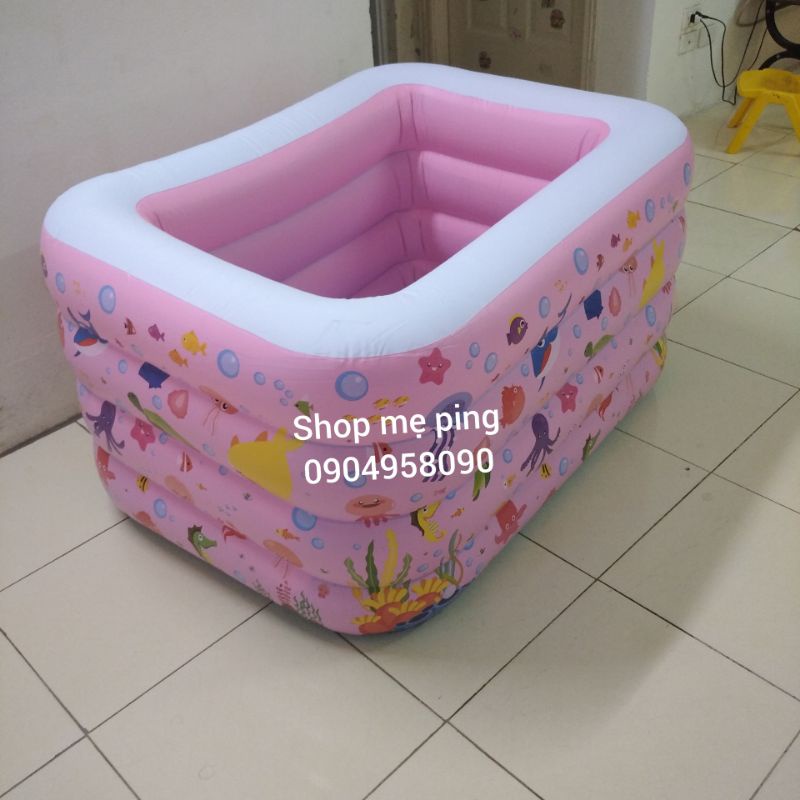 Bể bơi 4 tầng cao 72cm( kích thước 120x100x72cm)