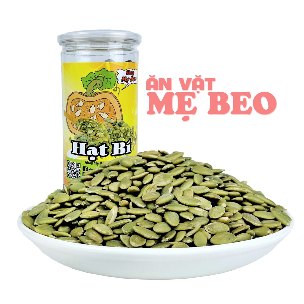 Nhân hạt bí xanh hữu cơ Rang Chín tách vỏ Hộp 500Gr