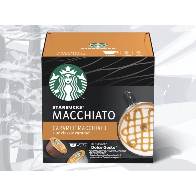 Cafe viên nén Dolce Gusto Starbuck Caramel Machiato