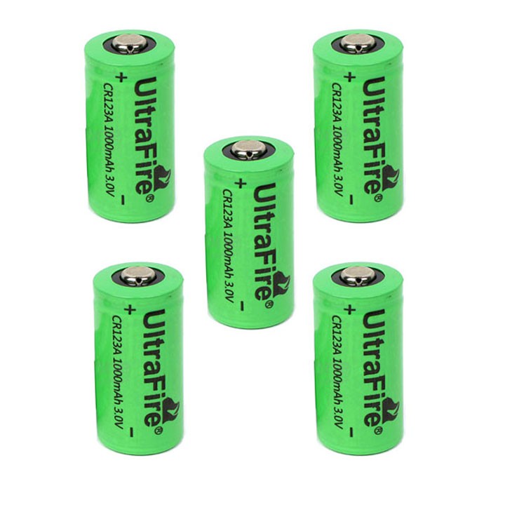 COMBO 2 PIN SẠC ULTRAFIRE CR123A 1000MAH 3V.