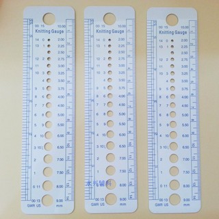 Thước đo size len sợi, kim đan