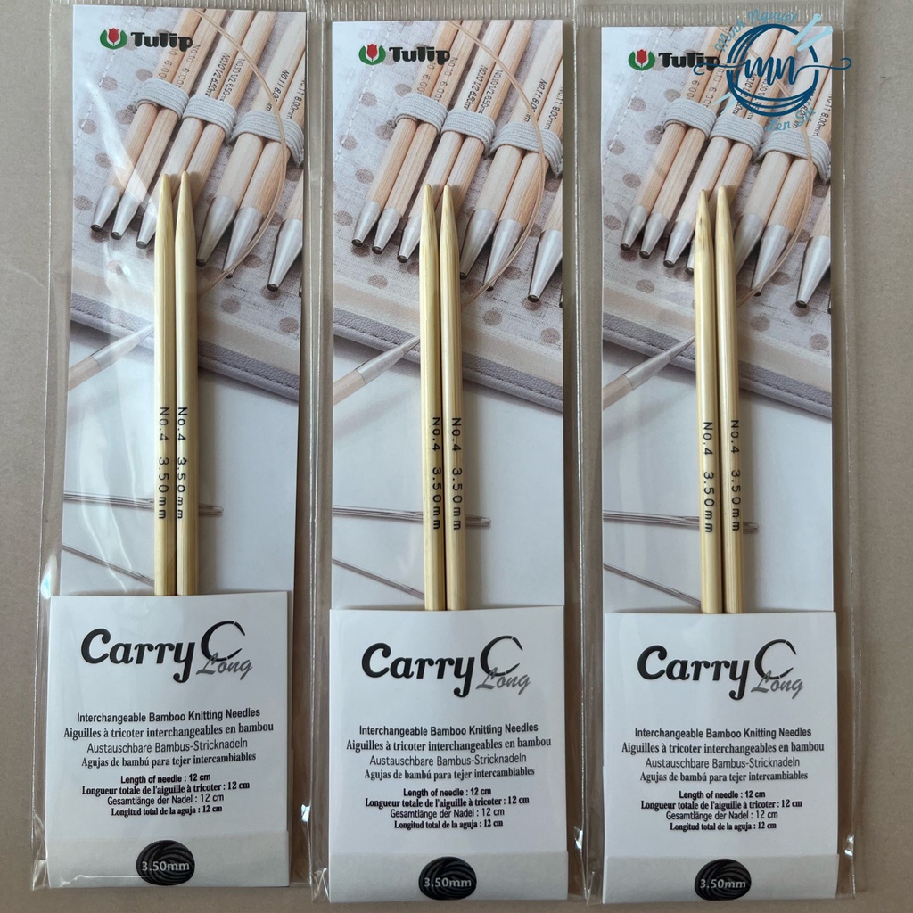 Kim đan Tulip CarryC Long Interchangeable Bamboo Knitting Needles - Kim lẻ