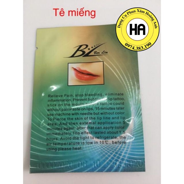 Miếng dán môi Ber Lin dùng trong phun xăm thẩm mỹ 12 miếng/ hộp | dcpxHoangAnh | BigBuy360 - bigbuy360.vn