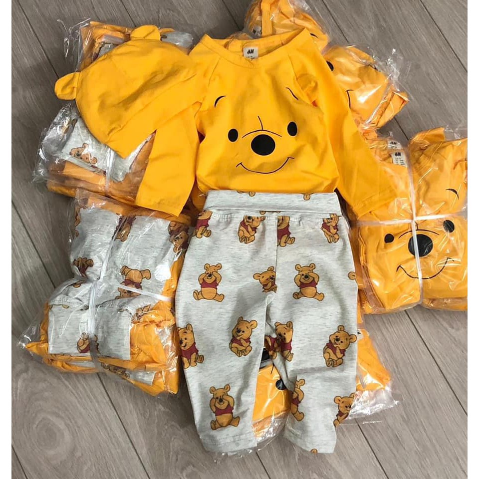 Set body 3 chi tiết gấu Pooh HM