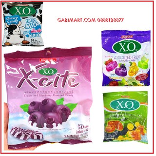 Vị mới 2021 Kẹo hương trà chanh XO Thái Lan, Kẹo XO chanh mật ong 50 cái XO Thái lan việt quất, mix vị