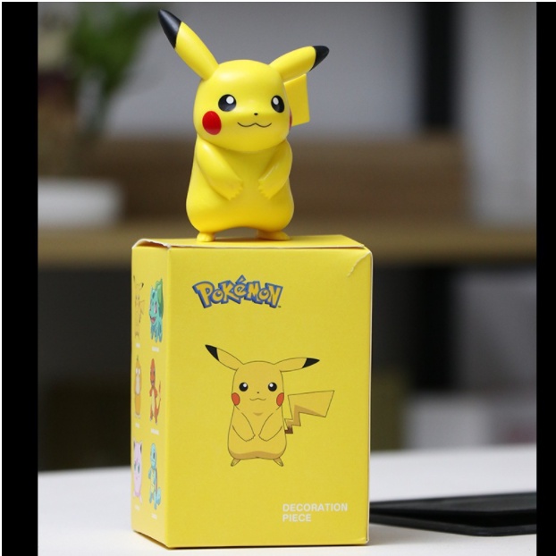 Mô Hình Pikachu, Phim Hoạt Hình Pokemon, Thích Hợp Trang Trí, Decor, Bộ Sưu Tập, Làm Quà Tặng - Full Box