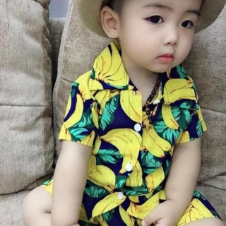 Bộ chuối trẻ em vải lanh thái cực đẹp nhé