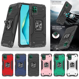 Ốp Điện Thoại Kiểu Giáp Chống Sốc Cứng Cáp Có Vòng Nhẫn Từ Tính Cho Huawei Nova 7i / Nova 7 SE / Nova 6 SE / Nova 5t / Nova 4e