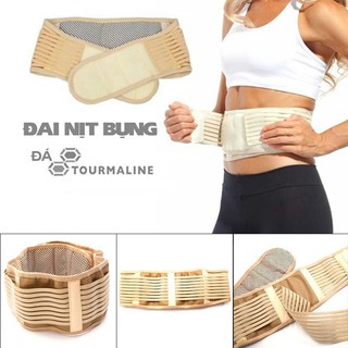 [Hàng Nga - Không dùng điện] Đai nịt bụng đá nóng tourmaline giúp giảm các triệu chứng thoát vị đĩa đệm, thoái hóa xương