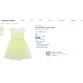 Đầm xuất xịn Jona Michelle – màu vàng size 5, 7, 10y: 20-35kg