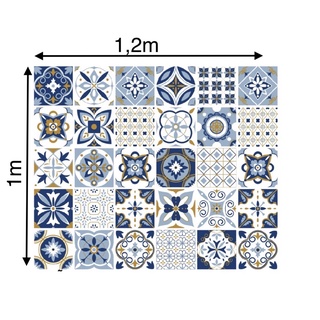 decal gạch bông chịu nước mã C17
