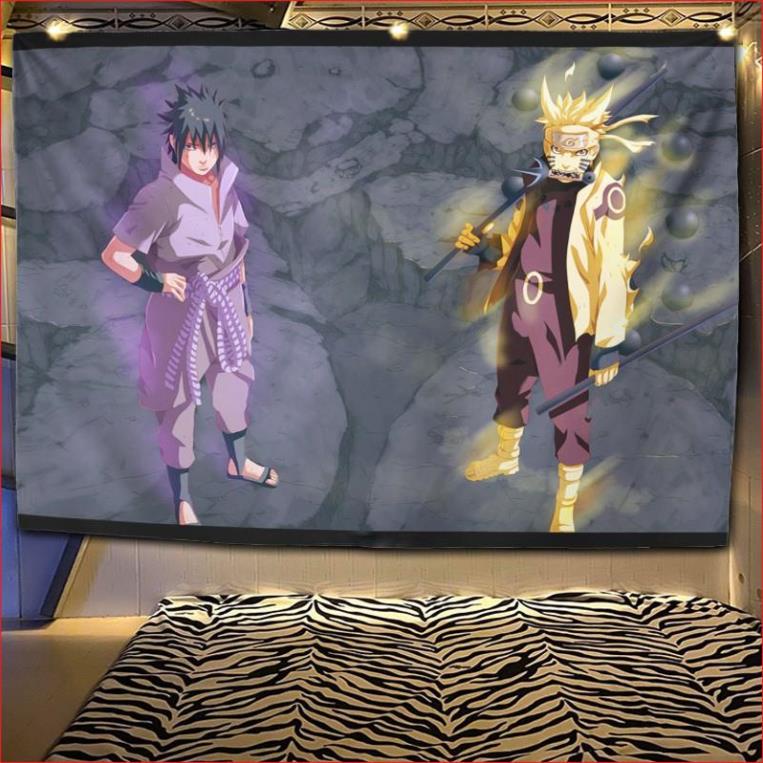 Naruto 20  Thảm treo tường trang trí phòng ngủ - Tranh vải decor vintage.
