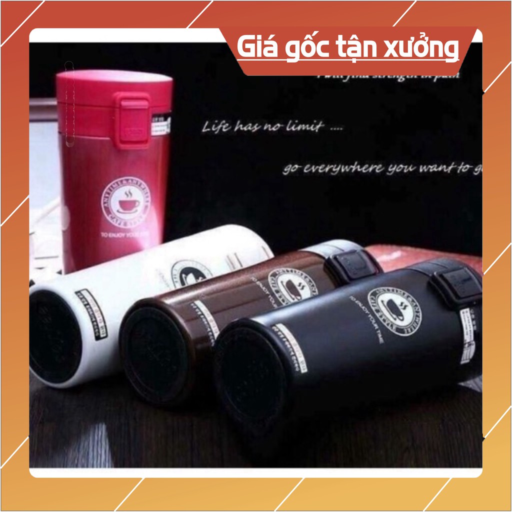 [ sale mùa hè] Bình giữ nhiệt inox 2 lơp CAKA COFFEE cup .