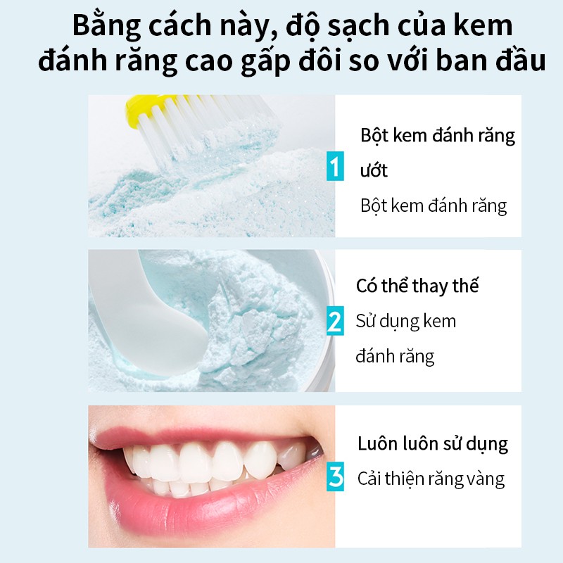 Bột đánh răng BAIMISS làm sáng răng 50g