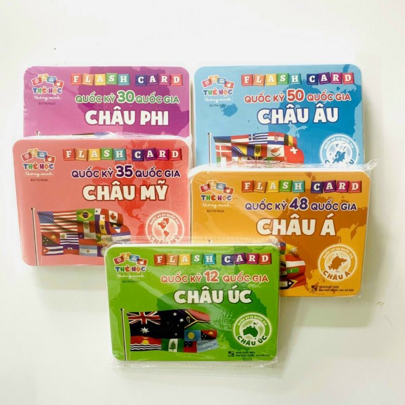 Flashcard quốc kỳ và quốc gia