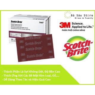 [Miếng Nhám] Cao Cấp Độ Bền Cao Scotch Brite 3M - 07447