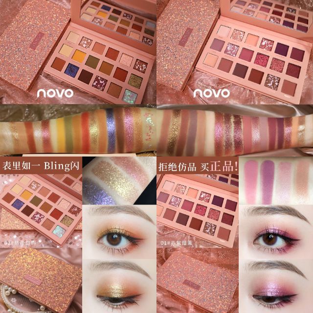 Bảng mắt Cinderella Novo 18 màu