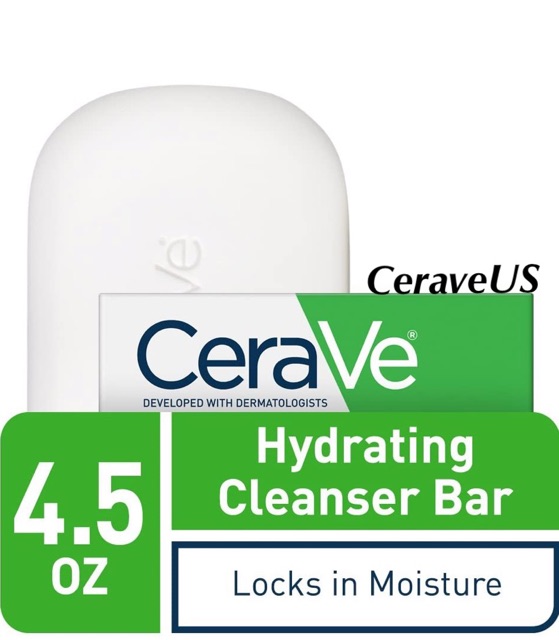 Thanh rửa mặt Cerave Hydrating Cleanser 128g