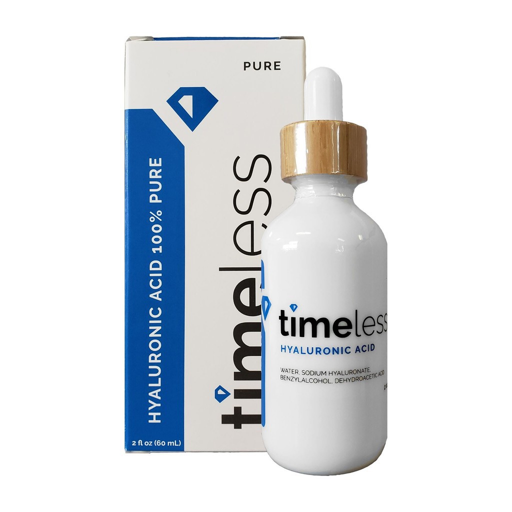 Serum cấp nước chuyên sâu Timeless Hyaluronic Acid 100% Pure 30ml