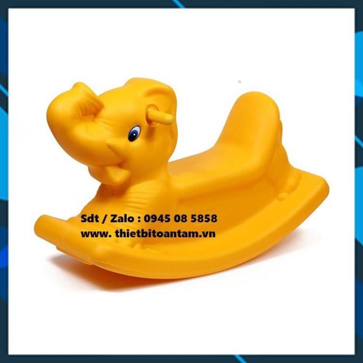 ( HÀNG SẴN ) Bập bênh con voi nhựa nguyên sinh cao cấp