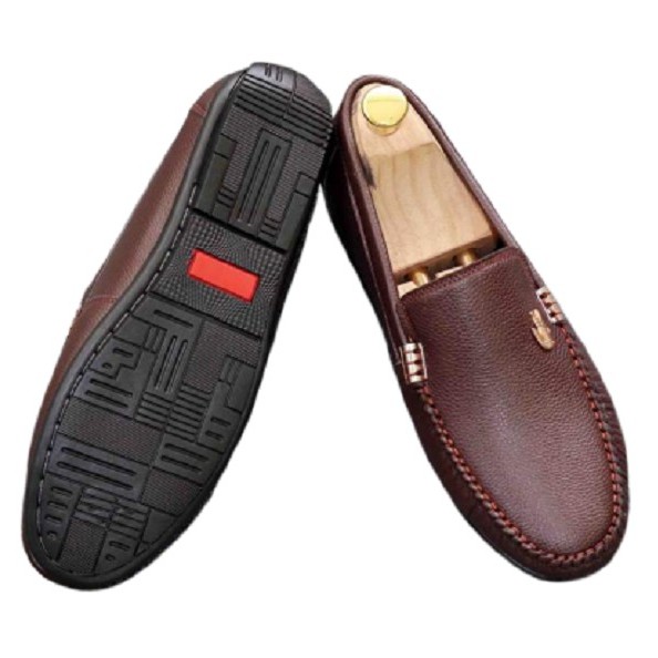 Giày lười nam khóa CS màu nâu giá tốt MT12