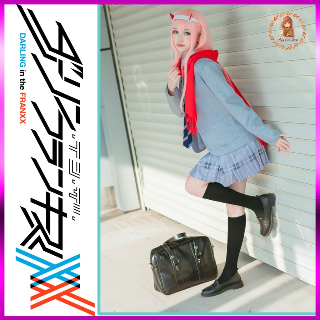 [Order/không có sẵn] Trang phục set đồ cosplay Zero Two 02 ending darling in the franxx