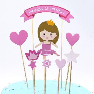 Que cắm set HPBD công chúa bale
