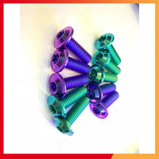 Ốc titan gr5 Ốc đĩa dĩa titan 8li25 đầu mỏng gắn thông dụng tất cả các loại xe yamha honda