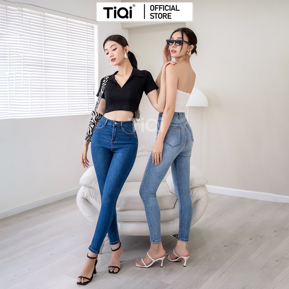 Quần Jean Skinny Nữ Lưng Cao Tôn Dáng Form Ôm TiQi Jeans G1-507