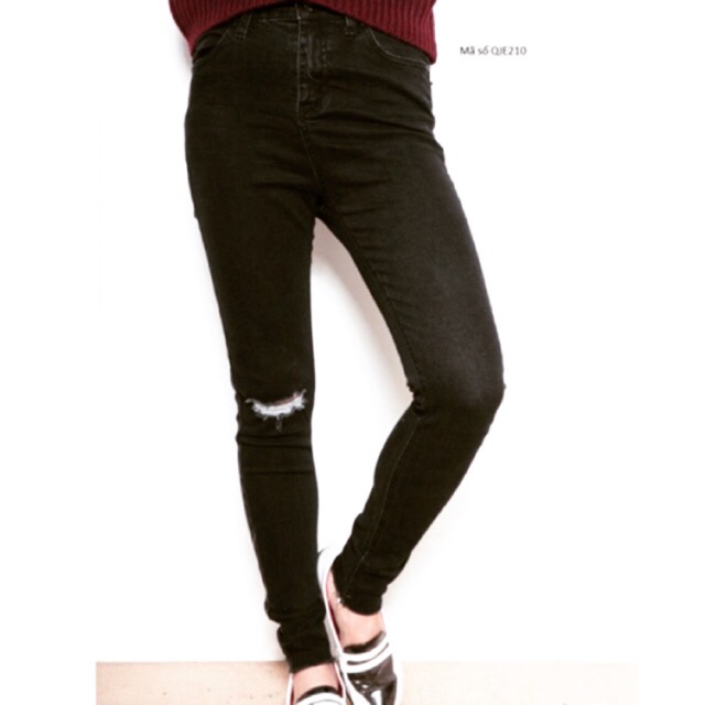 Quần Jeans Nữ Rách Gối Size Lớn | BigBuy360 - bigbuy360.vn