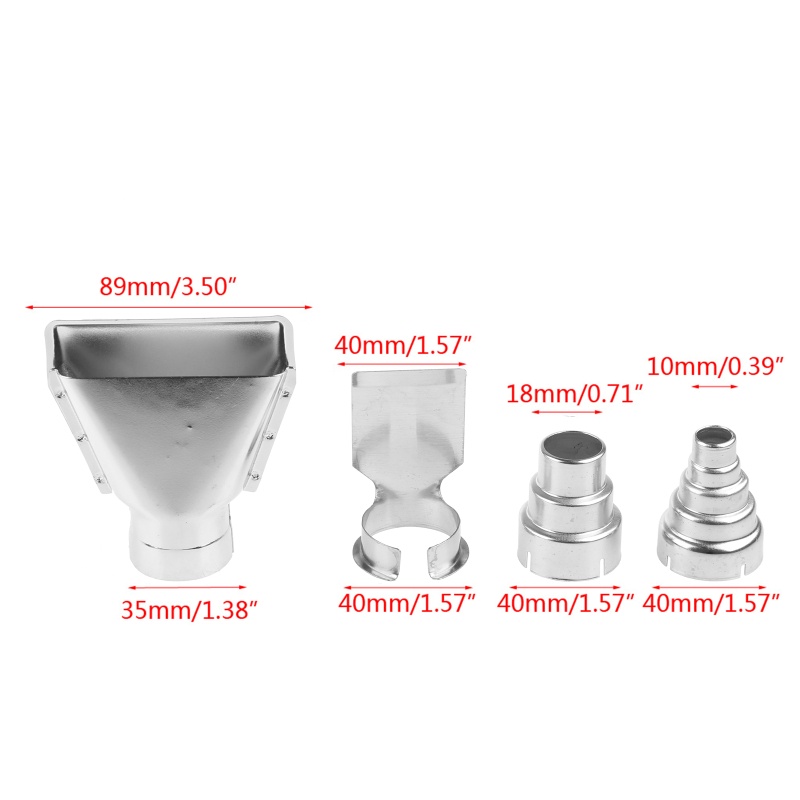 Set 4 Vòi Phun Nhiệt Siêu Bền Dùng Cho Dụng Cụ Công Nghiệp