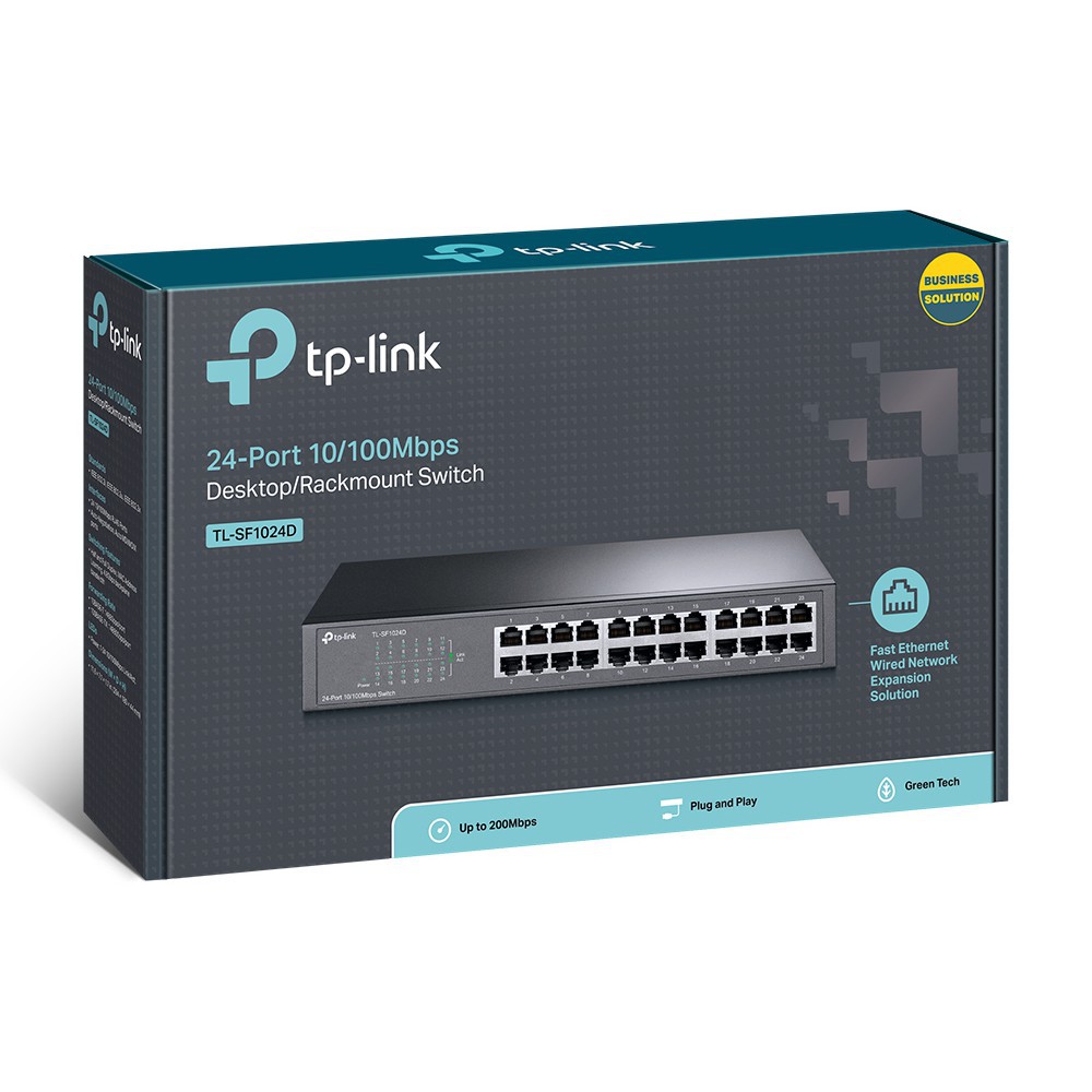 [Mã 153ELSALE2 giảm 7% đơn 300K] Bộ Chia Tín Hiệu TP-Link TL-SF1024D Switch 24 cổng RJ45 10/100Mbps