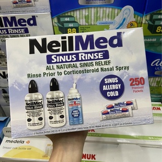 Bộ muối sinh lý rửa mũi Neilmed Sinus Rinse 250 gói