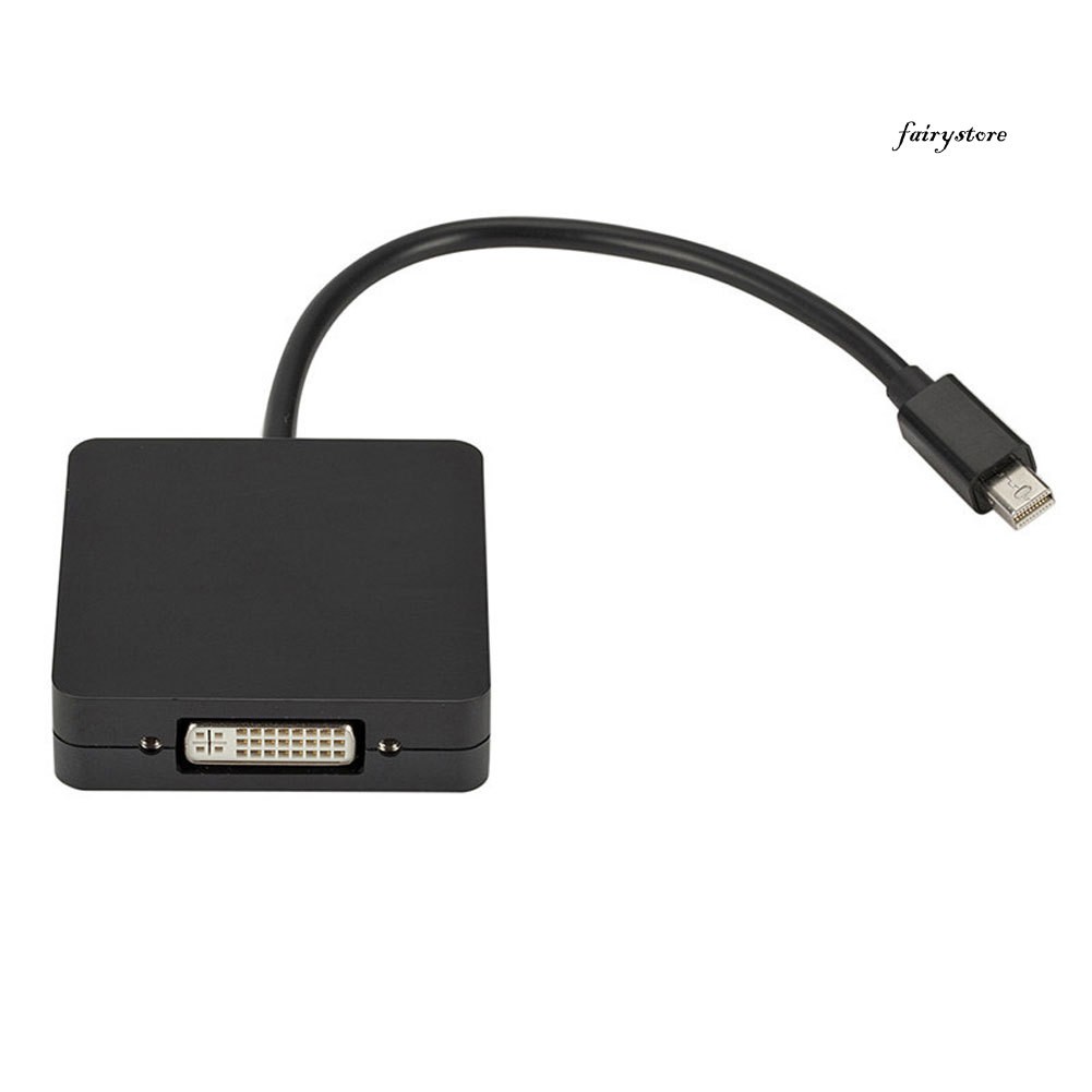 Cáp Chuyển Đổi 3 Trong 1 Mini Display Port Dp Sang Hdmi Vga Dvi Cho Macbook