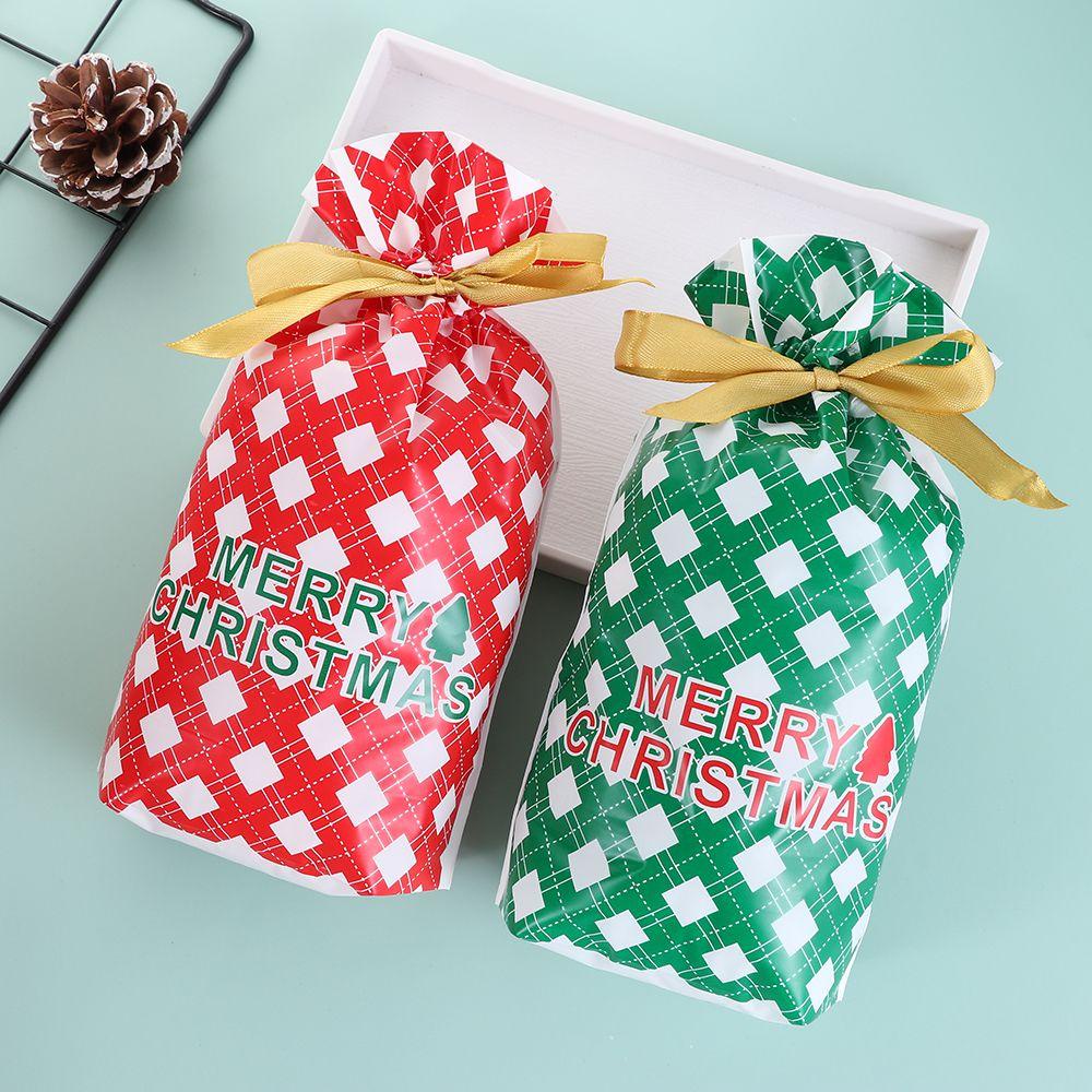 CHOOKEY Bộ 10 Túi Đựng Kẹo Giáng Sinh Dễ Thương