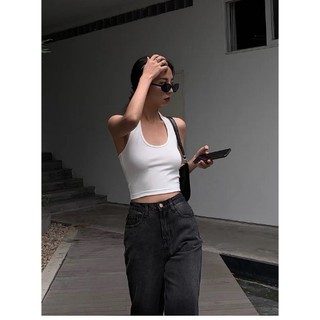 ÁO CROPTOP CỔ YẾM TRENDY HOT