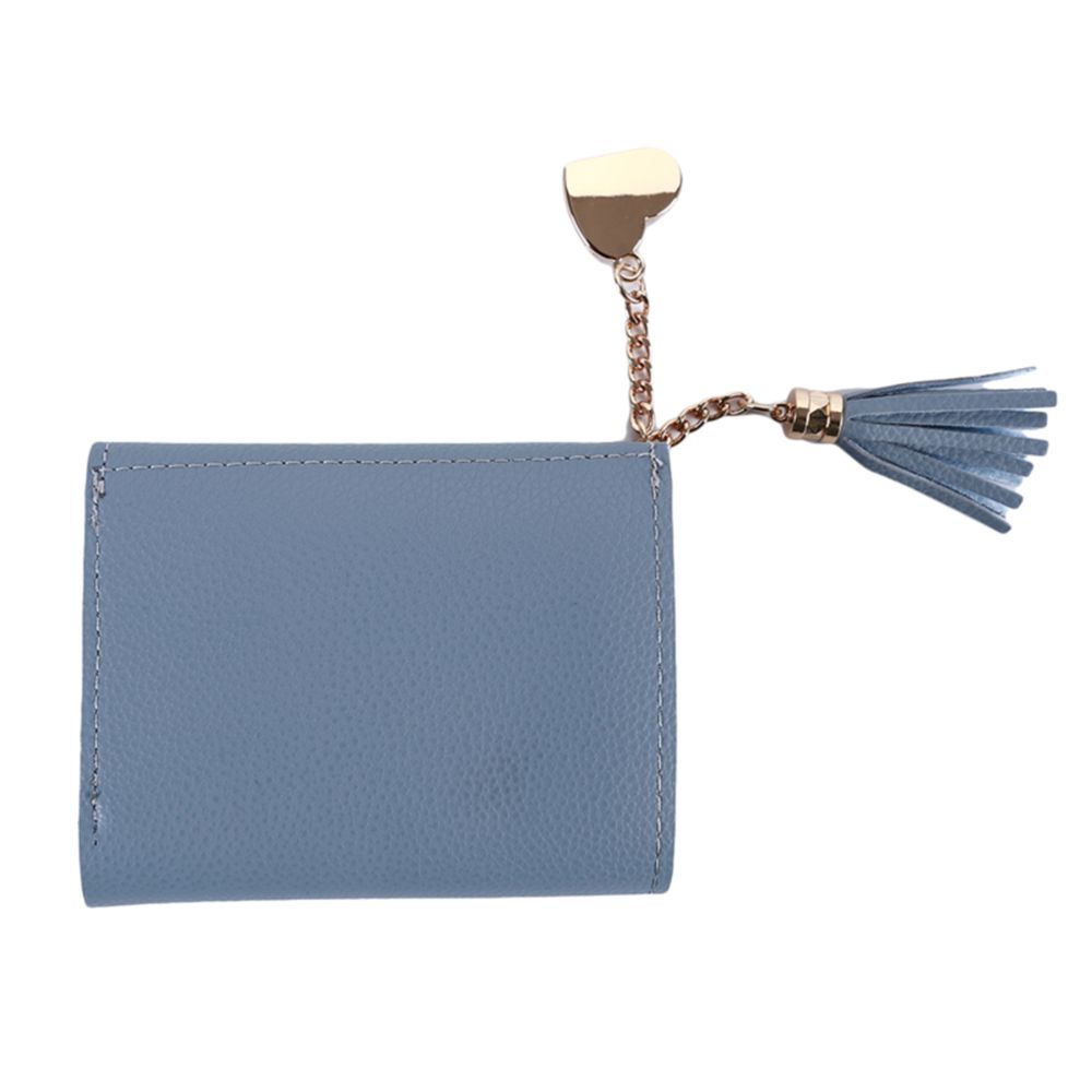 QUINTON Students Purse Female ID Card Holder Wallet Women Love Pendant Fashion Mini Tassel Lovely Money Bag Short Wallets