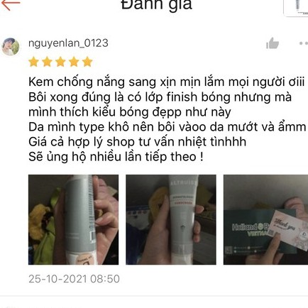 Kem chống nắng Altruist Dermatologist Sunscreen SPF 50 100ml