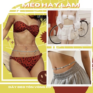 Dây Đeo Eo Bụng Handmade Hạt Cườm Nhiều Màu Thời Trang| Sản phẩm handmade làm thủ công - Mèo hay làm Shop