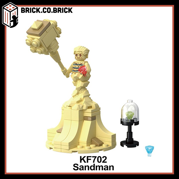 KF702 Đồ chơi lắp ráp minifigure Người cát Sand man và mô hình non-lego siêu anh hùng Marvel Avengers