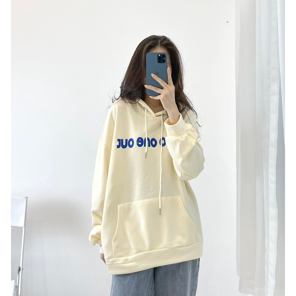 Áo hoodie da cá chữ ngực  thời trang Miho house